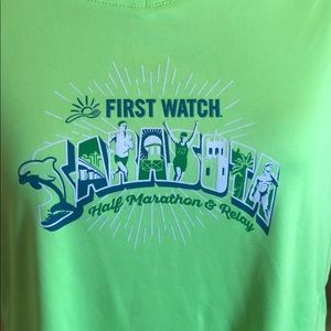 Sarasota 1/2 Marathon Neon Performance Shirt XL
